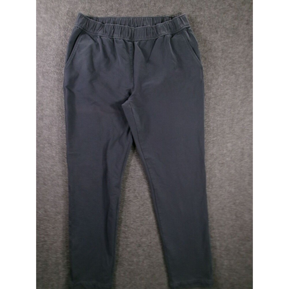 Orvis Pants Mens M Pull On Elastic Waist Stretch Cotton Jogger Tapered Gray